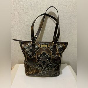 Brahmin bag Asher purse in "Fresco" shoulder bag zip tassel RARE